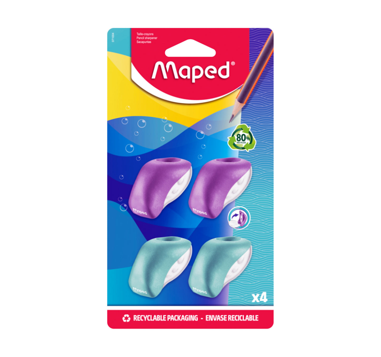 Maped Bulbo Sharpener 4pcs MD-071004