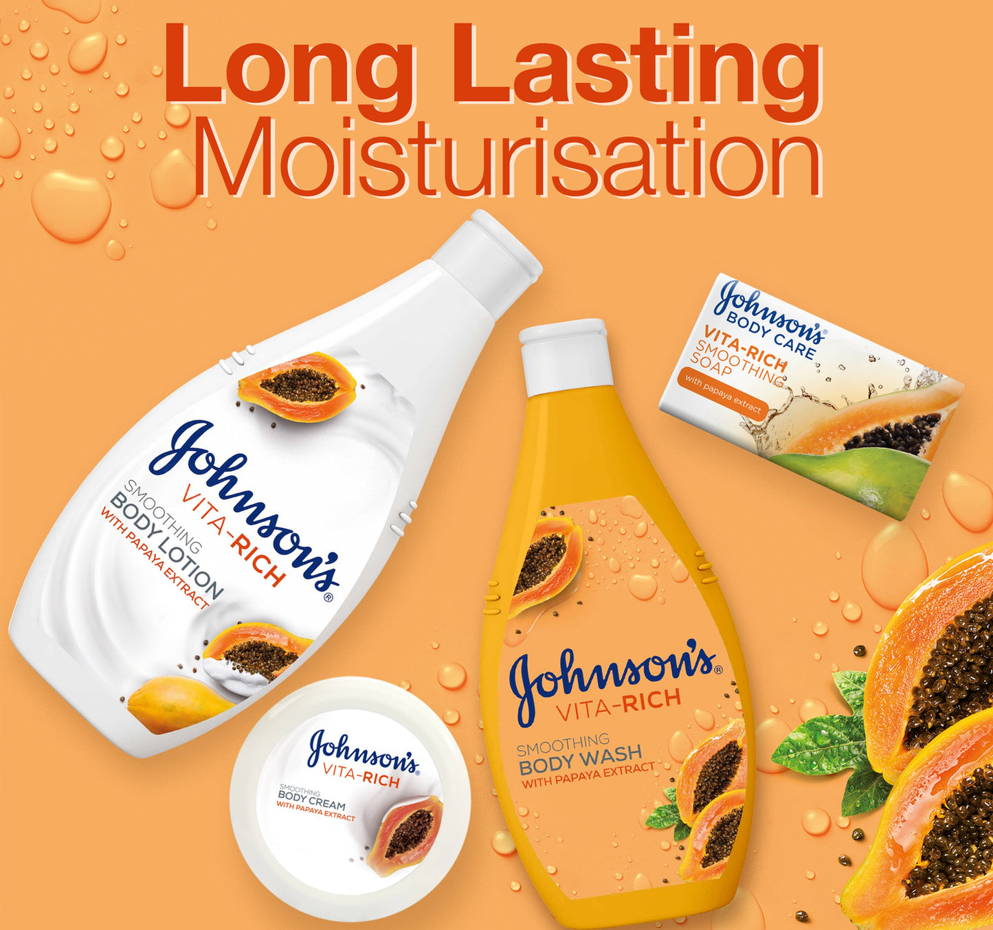 Johnson's Body Wash Vita-Rich Smoothing 400 ml