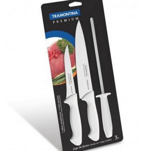 Tramontina Knife Set, 2 Pcs + Sharpener, 24499