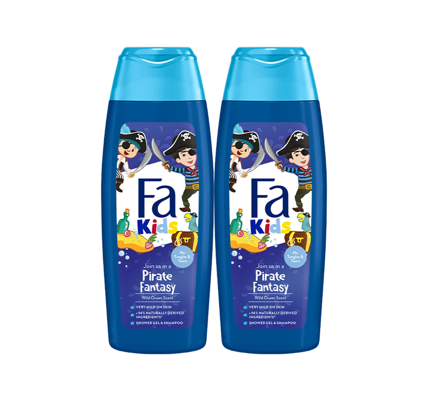 جل استحمام وشامبو فا كيدز بايرت فانتسي 2 × 250 مل