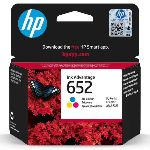 خرطوشة حبر أصلية HP 652 Advantage، ثلاثية الألوان، F6V24AE