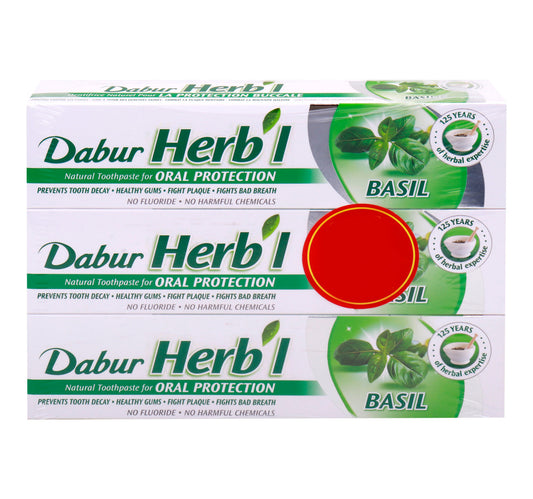 Dabur Herbal Toothpaste Assorted 3 x 150 g