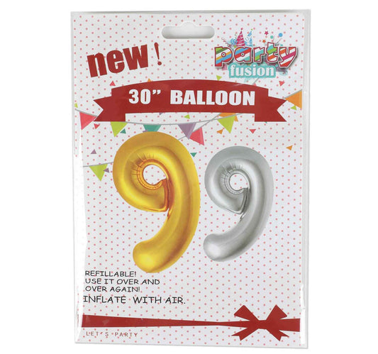 Party Fusion Foil Balloon-9 HK19N-72 32in