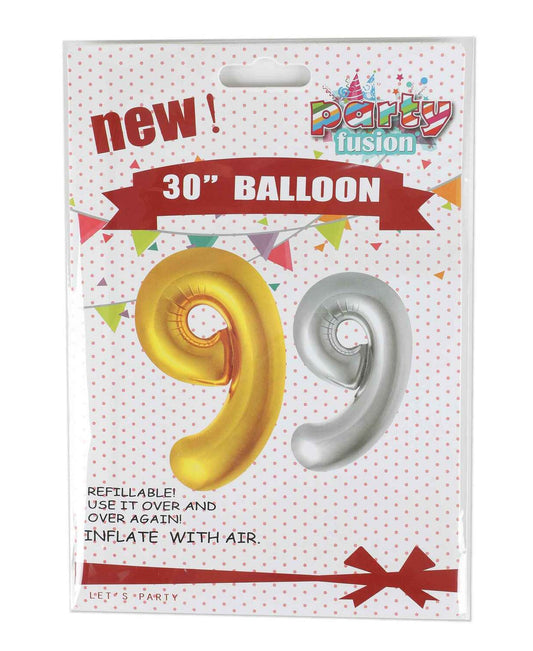 Party Fusion Foil Balloon-9 HK19N-72 32in