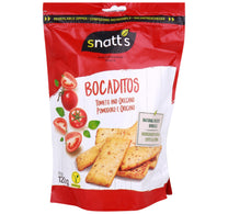 سناتس بوكاديتوس وجبات خفيفة بنكهة الطماطم والأوريجانو المتوسطية 120 جم