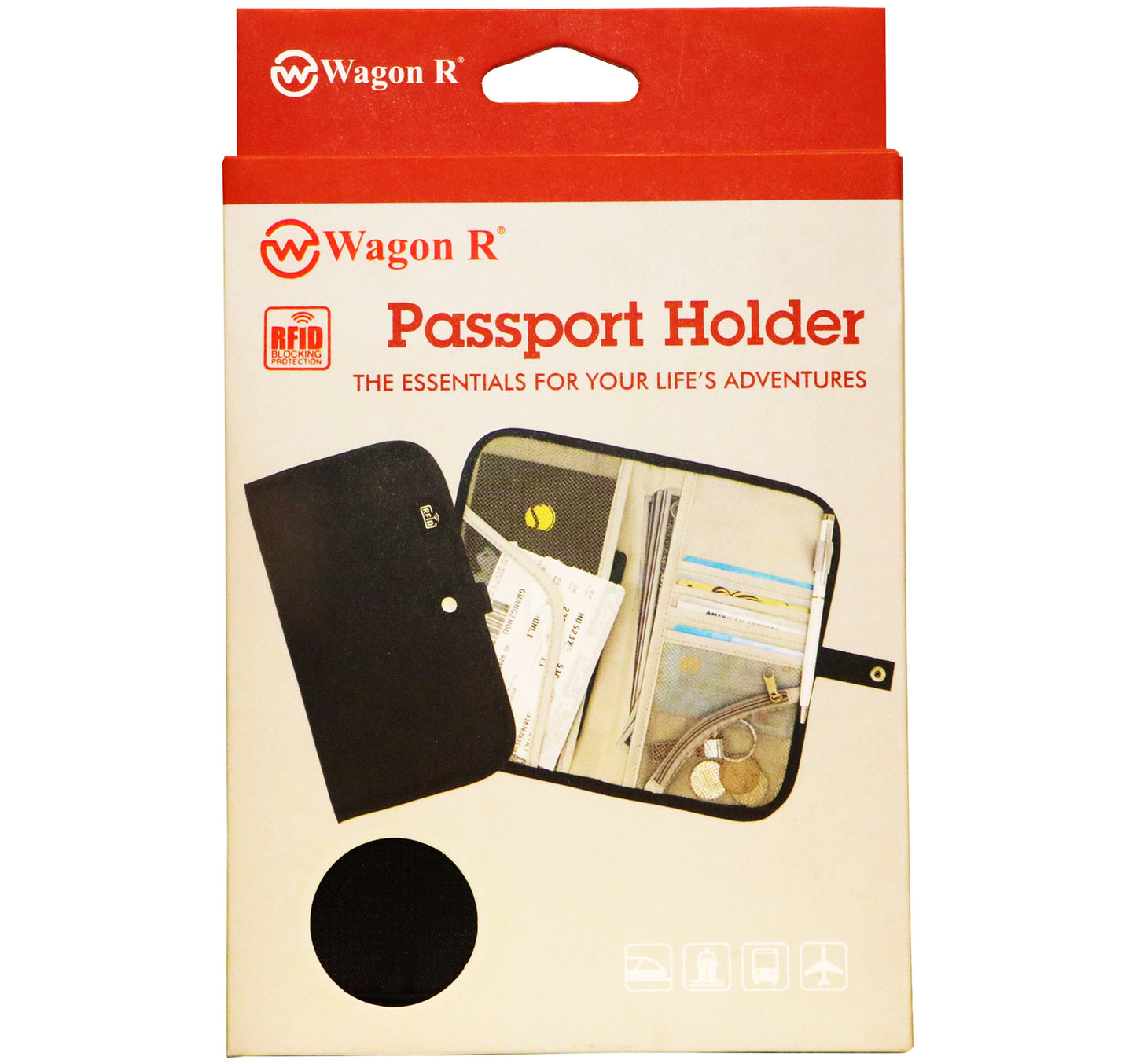 Wagon R RF-ID Passport Holder, SE-125
