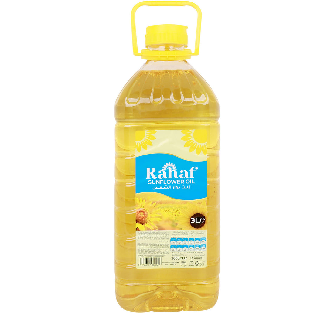زيت دوار الشمس رهف 3 لتر