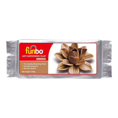 Funbo Modelling Clay 500g Terracotta