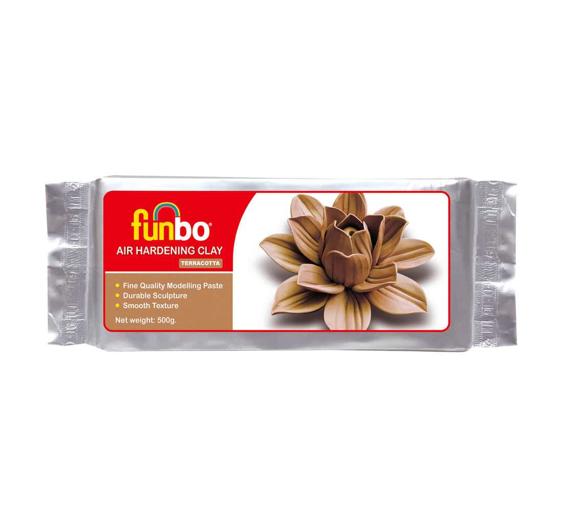 Funbo Modelling Clay 500g Terracotta
