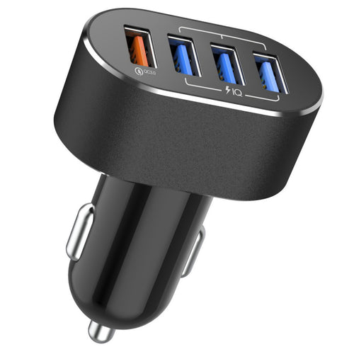 Universal 4-USB Car Charger, UN-TCC30 Lulu Hypermarket