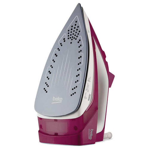 Beko Steam Iron with Ceramic Soleplate, 2600 W, Red, SIM3126R