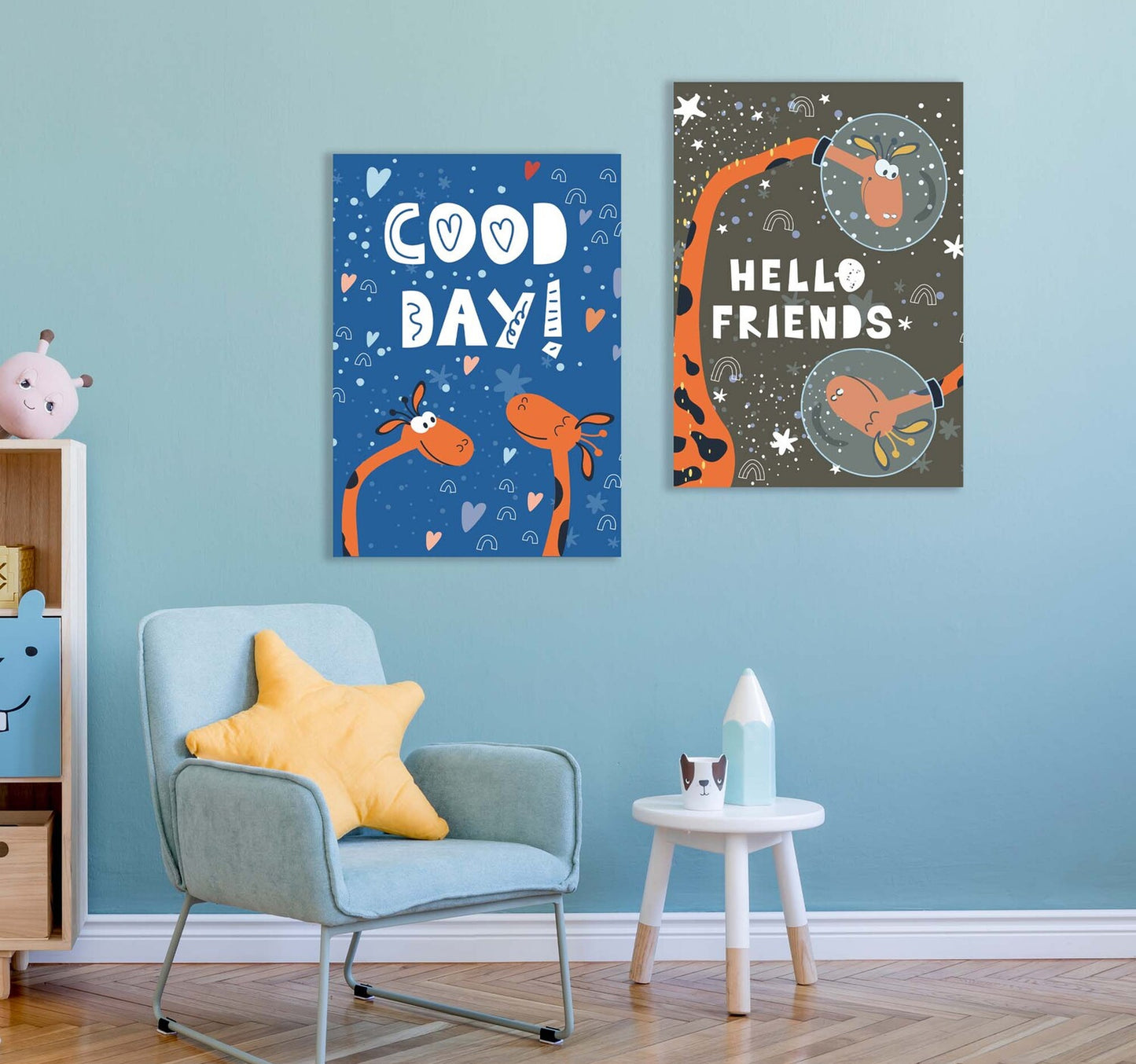 Maple Leaf Canvas Wall Picture With Wooden Frame 50x70cm