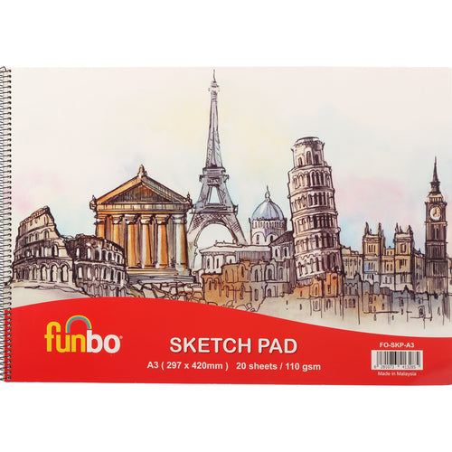 Funbo Sketch Pad 20 Sheets A3 FO-SKP