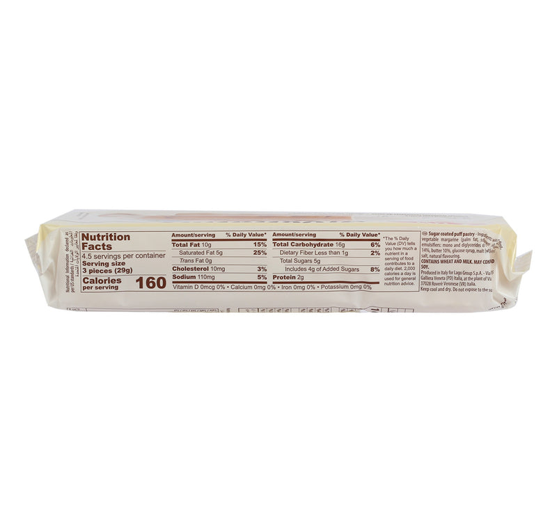 Gastone Lago Zuccherate Puffs Pastry 135 g