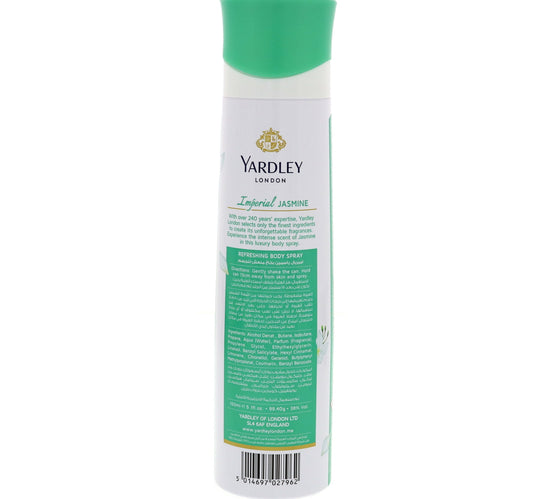 Yardley Imperial Jasmine Refreshing Body Spray 150 ml