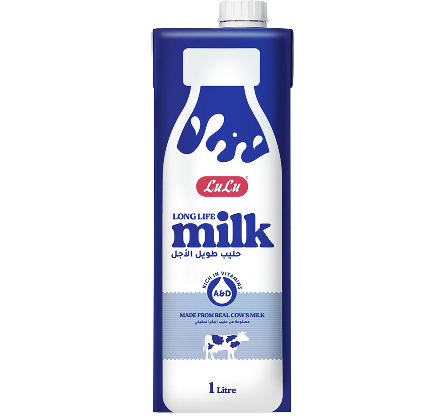 LuLu UHT Long Life Milk Full Fat 4 x 1 Litre