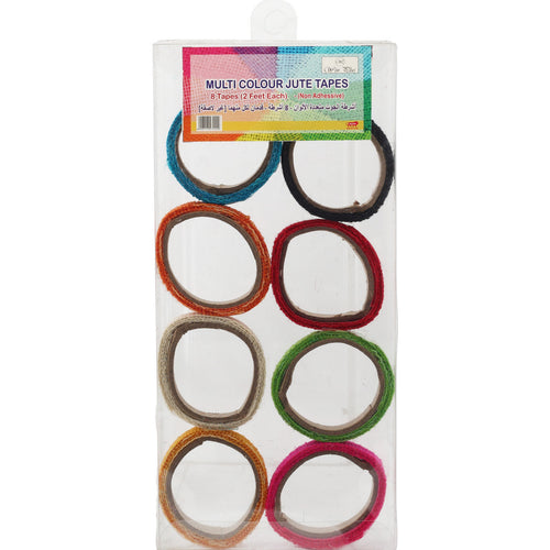 Win Plus Color Jute Tape - 2ft EX222 8pcs