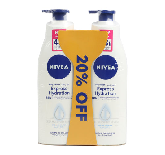 لوشن الجسم المتنوع من نيفيا، عبوة اقتصادية، 2 × 400 مل