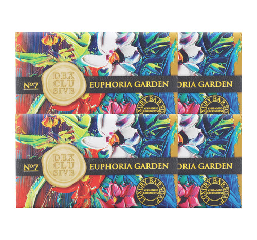 Dexclusive Euphoria Garden Luxury Bar Soap 4 x 150 g