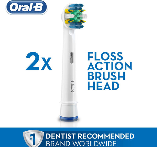 Oral-B Floss Action Replacement Brush Head 2 count