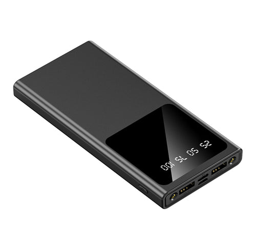 Trands Power Bank, 10000mAh, Black, TR-PB375