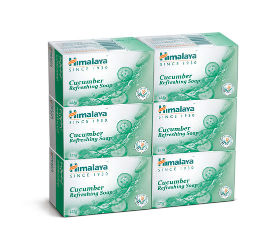 صابون هيمالايا المنعش بالخيار 6 × 125 جم