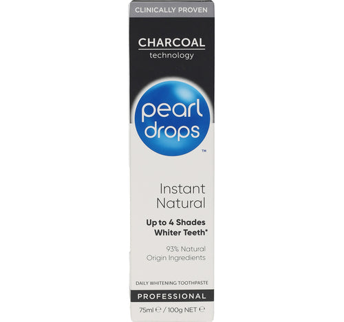 Pearl Drops Daily Whitening Toothpaste Charcoal 75 ml
