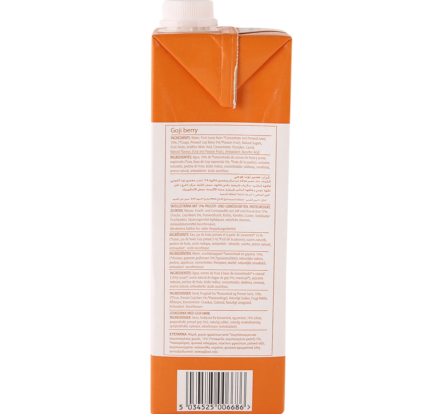 The Berry Company Goji Berry Juice Drink 1 Litre