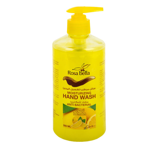 غسول اليدين روزا بيلا المرطب المضاد للبكتيريا بالليمون 500 مل