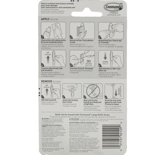 3M Designer Large Hook, 17083
