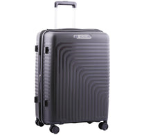 Carlton Wego 4 Double Wheel Hard Trolley, 75 cm, Black