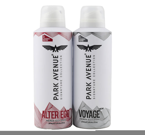 Park Avenue Deodorant Body Spray Signature For Men Assorted Value Pack 2 x 150 ml