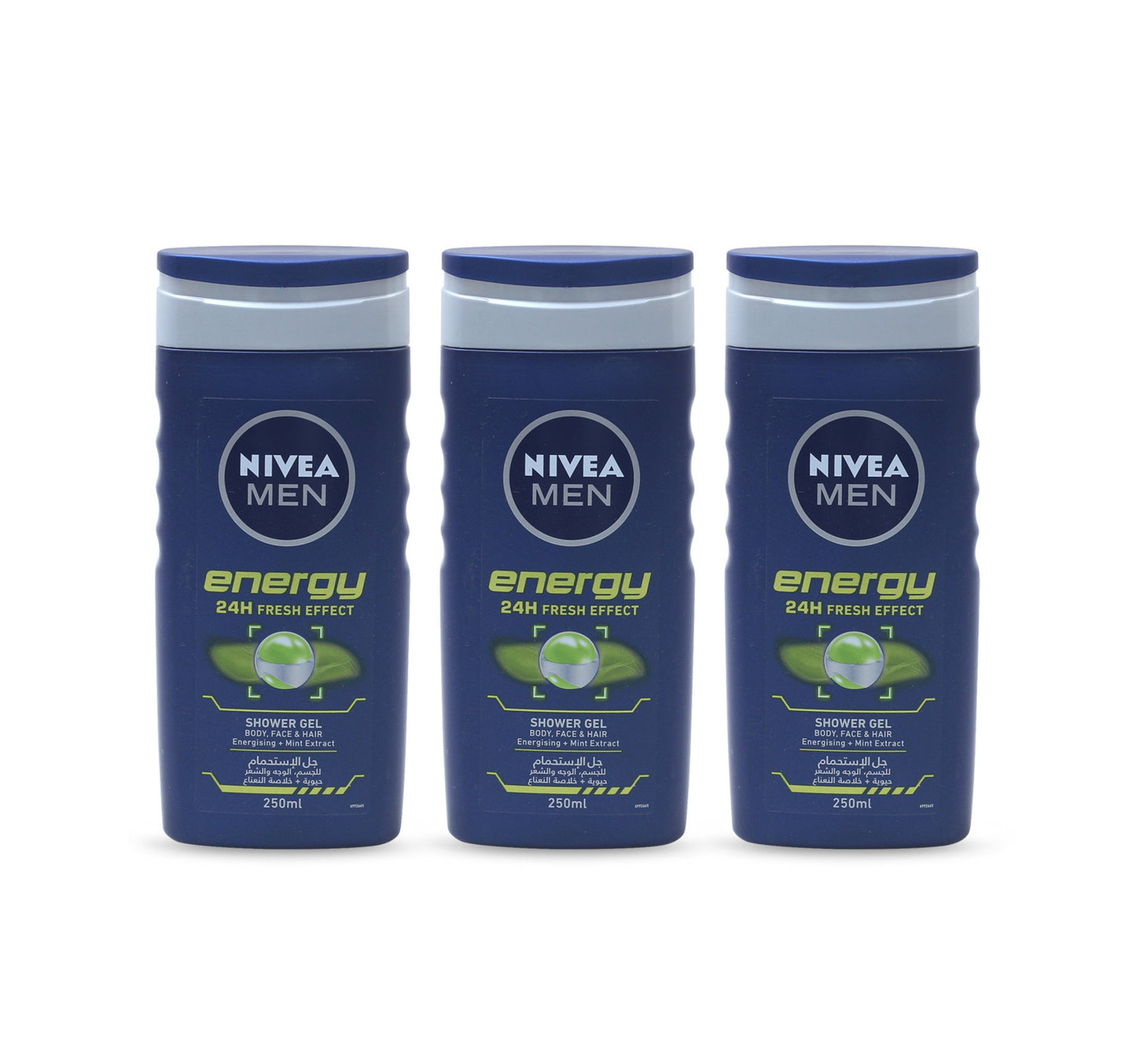 Nivea Shower Gel For Men 3 x 250 ml