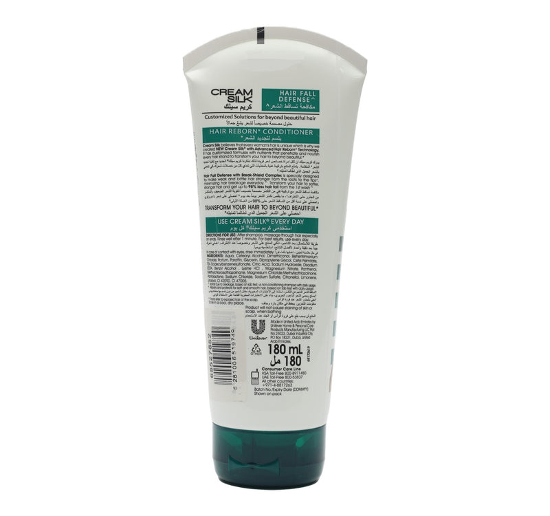 Cream Silk Hair Fall Defense Hair Reborn Conditioner Value Pack 180 ml