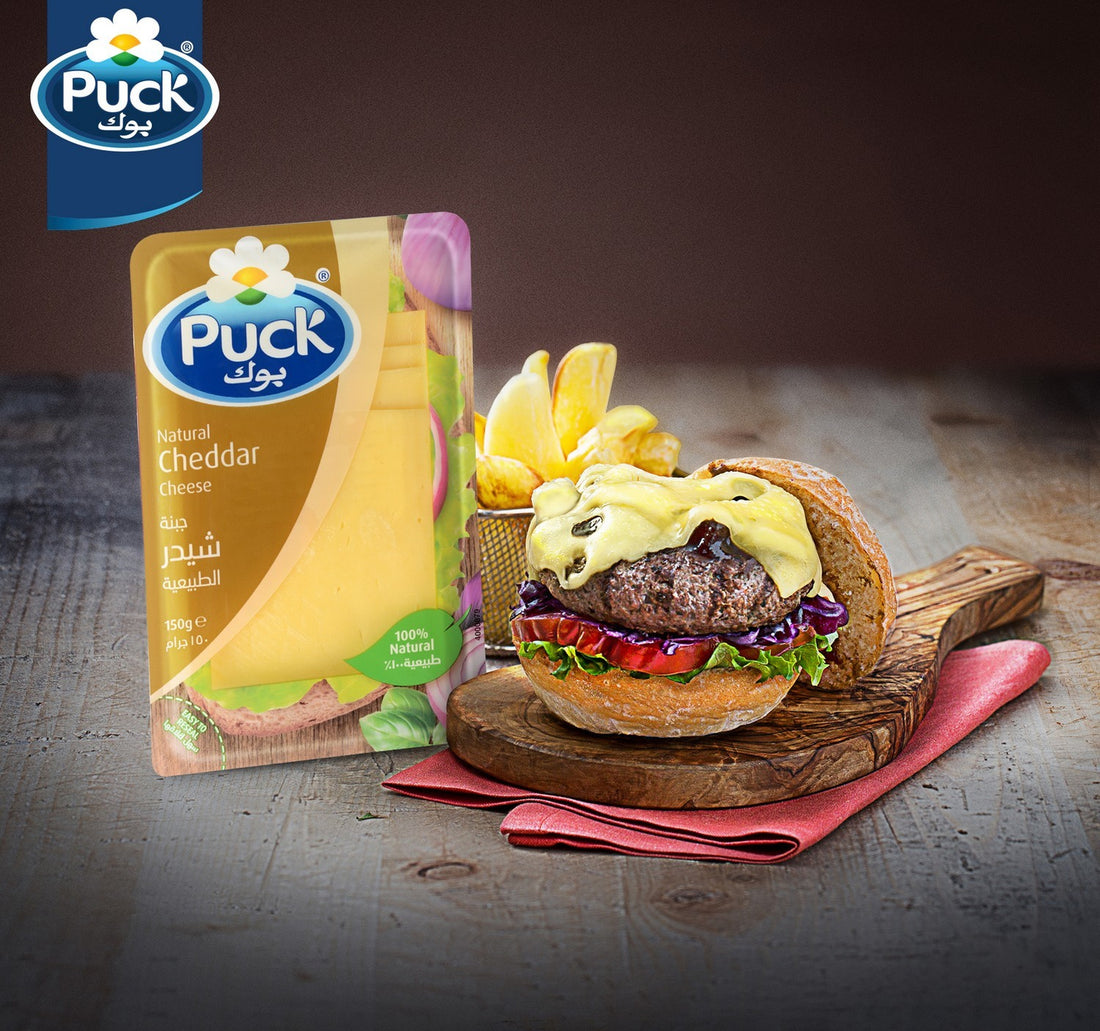 شرائح جبنة شيدر طبيعية من بوك 150 جم