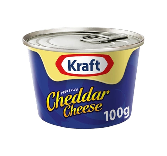 Kraft Processed Cheddar Cheese 6 x 100 g