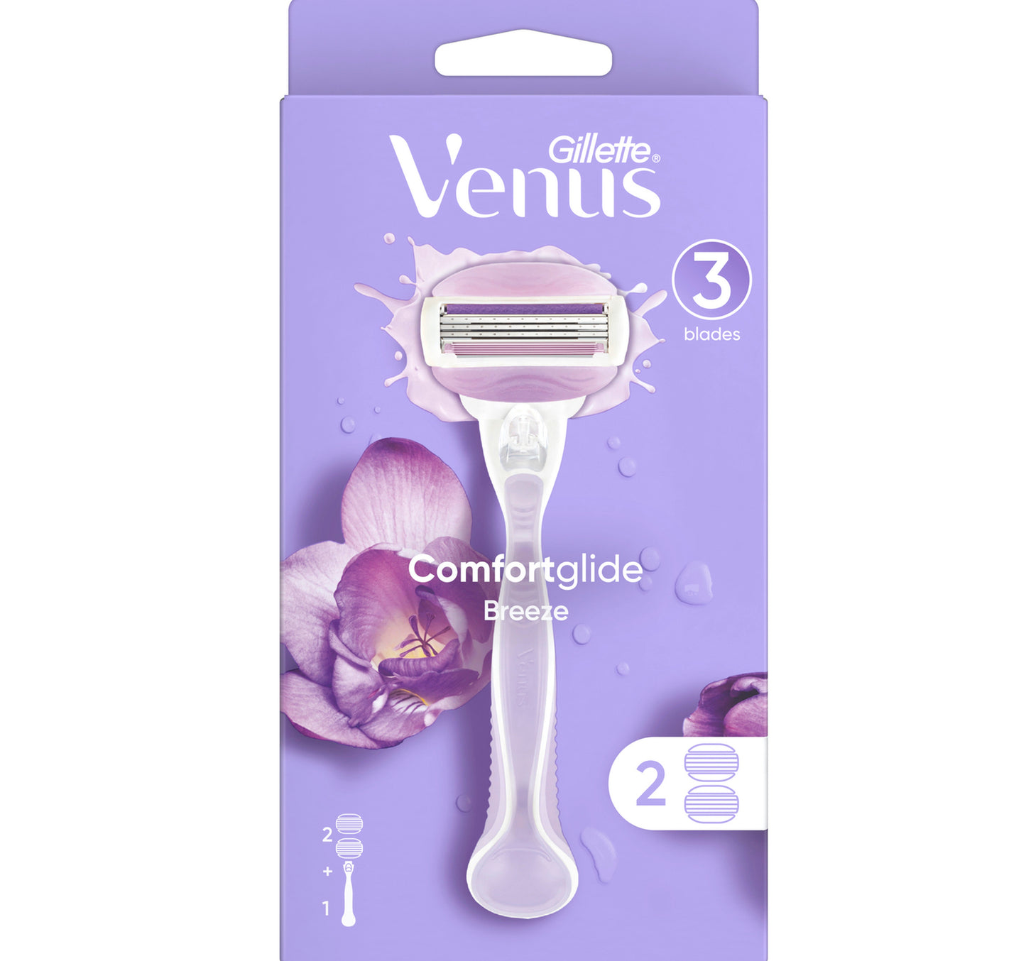 Gillette Venus Breeze Women's Razor 2Up