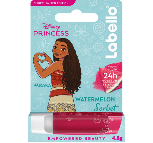 Labello Disney Princess Moana Lip Balm for Kids Watermelon Sorbet Flavor 4.8 g