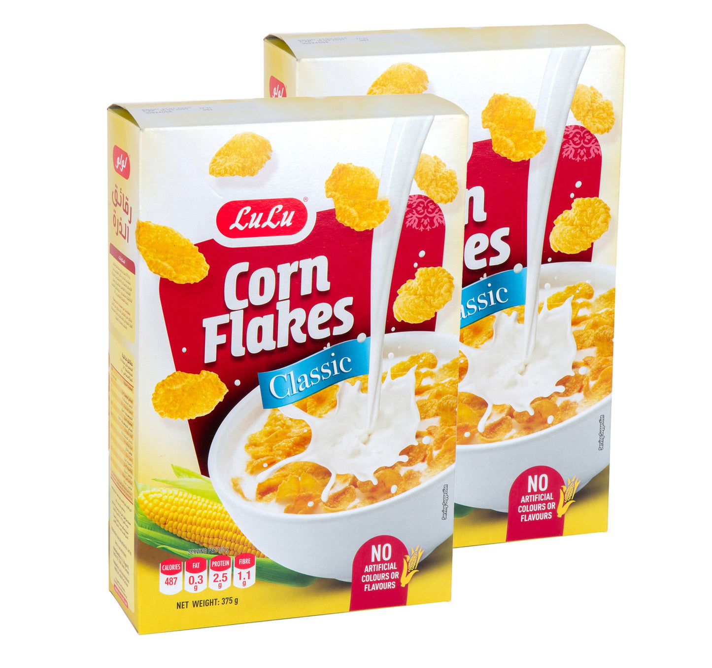 LuLu Corn Flakes Classic Value Pack 2 x 375 g