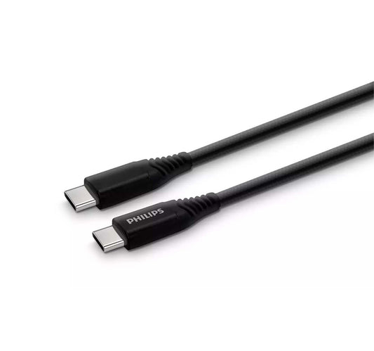 كابل فيليبس USB-C إلى USB-C (DLC5206C) بطول 2 متر