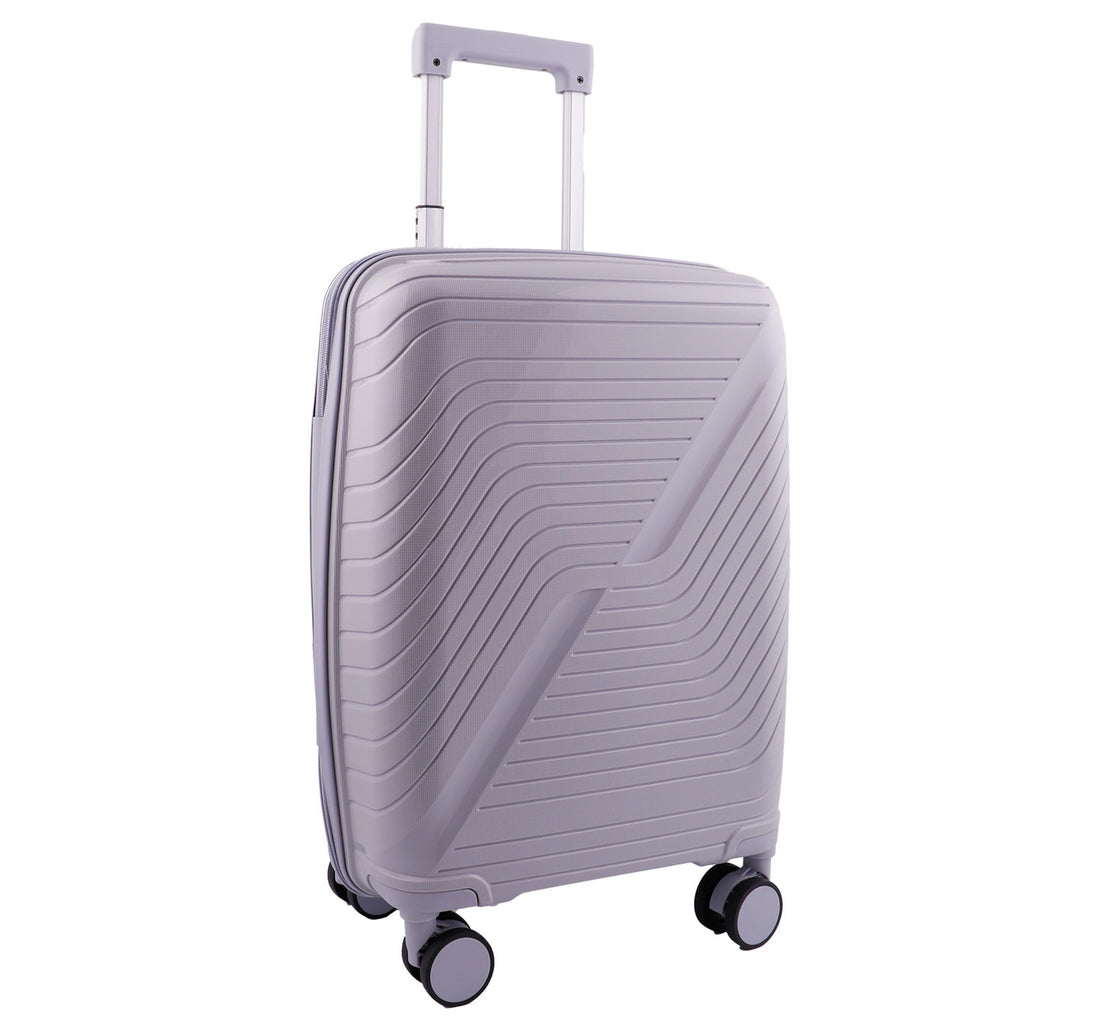 Ambest Polypropylene 4 Wheel Hard Trolley, 20 inches, Assorted, 43704