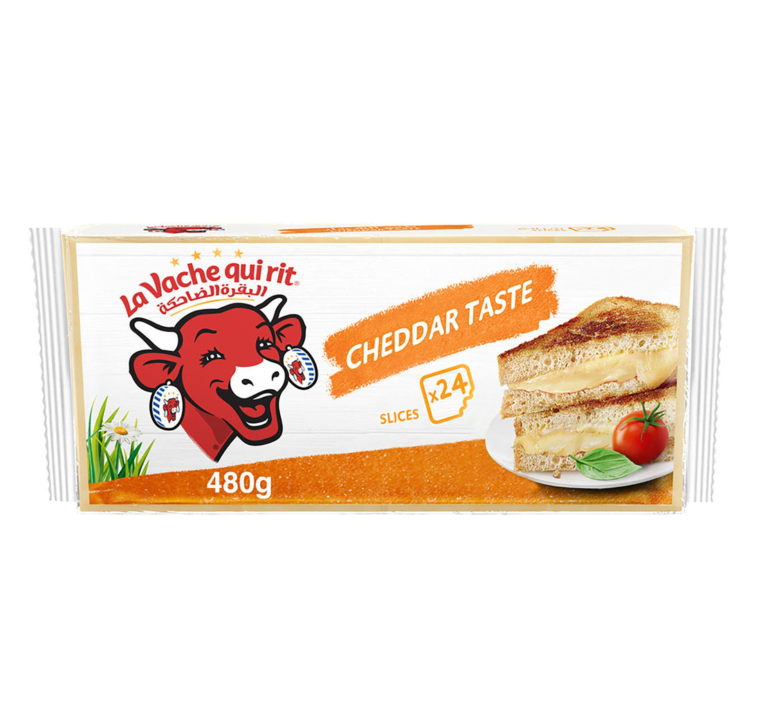 La Vache qui rit Cheddar Cheese Slices 24 Slices 480 g