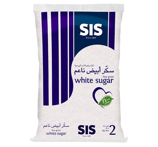 SIS Fine Grain White Sugar 2 kg