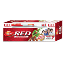 معجون أسنان دابور ريد أيورفيدا 200 جرام + فرشاة أسنان