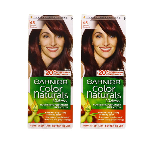 Garnier Color Naturals Creme 4.6 Burgundy Value Pack 2 x 1 pkt