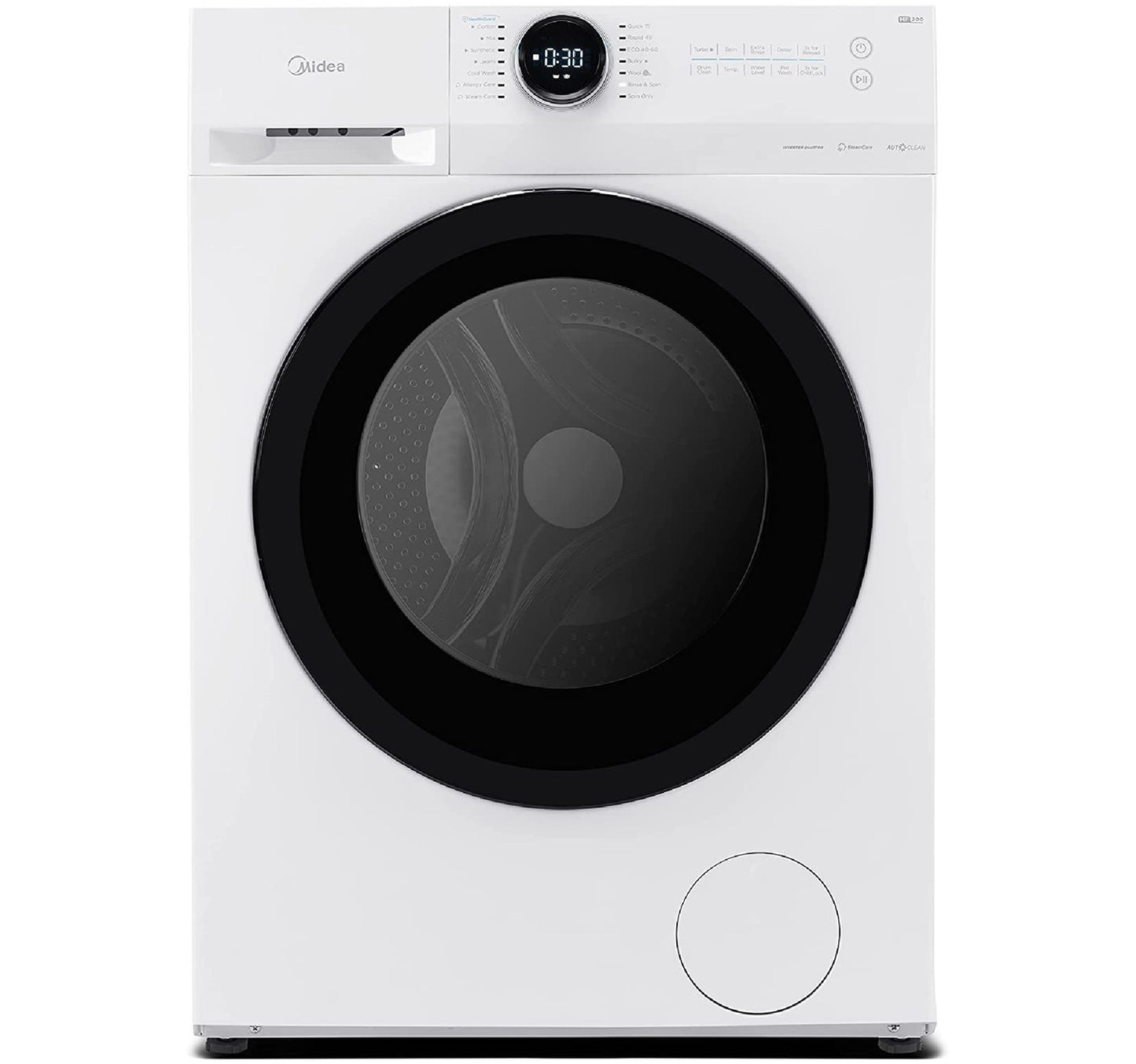 Midea Front Load Washer & Dryer MF200D80BW/W 8/6Kg