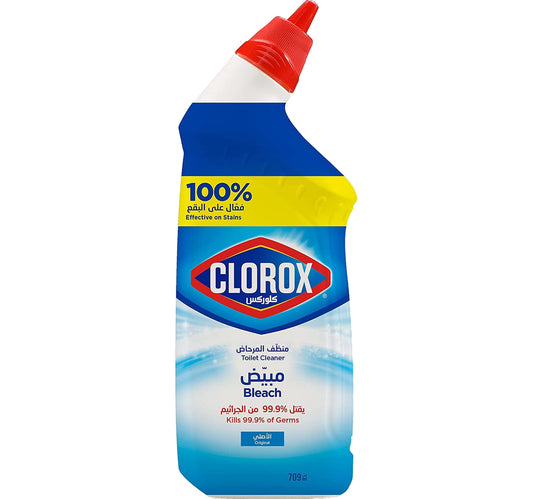 كلوركس منظف المراحيض الأصلي مع مبيض 709 مل
