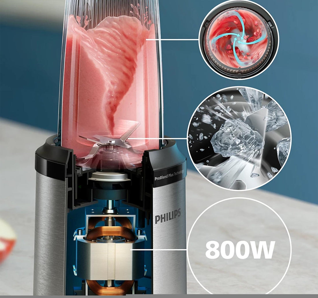 Philips 5000 Series Personal Blender, 800W, Silver, HR2765/00