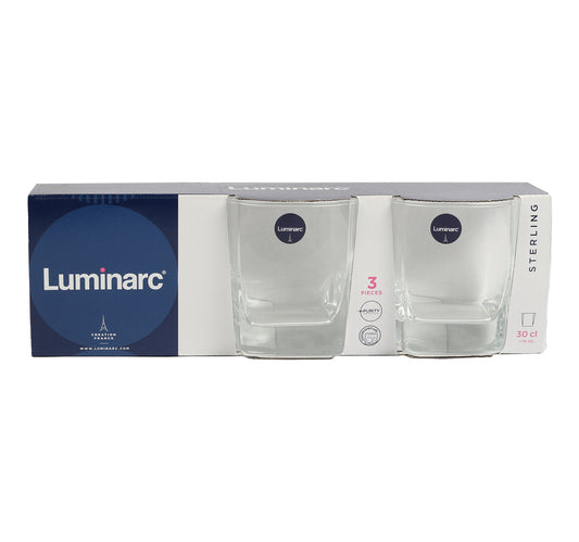 Luminarc Sterling Old Fashion Tumbler, 30 cl, 3 pcs