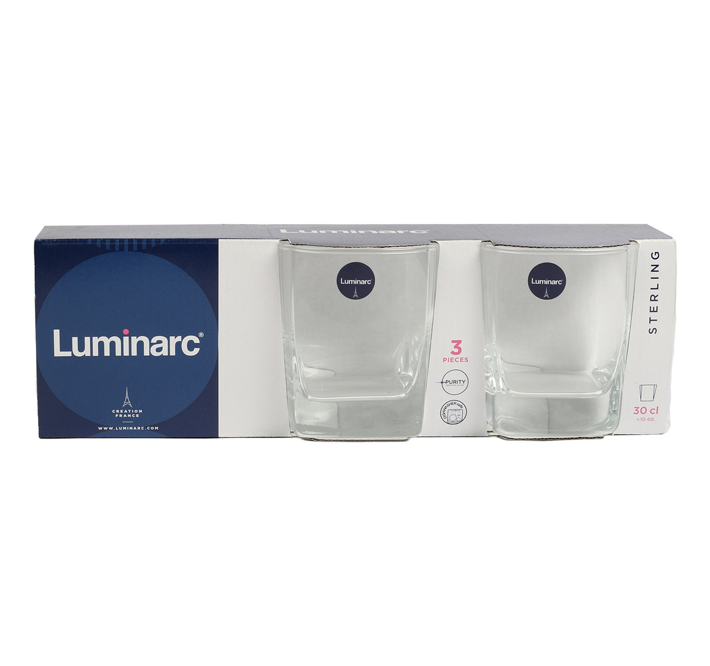 Luminarc Sterling Old Fashion Tumbler, 30 cl, 3 pcs